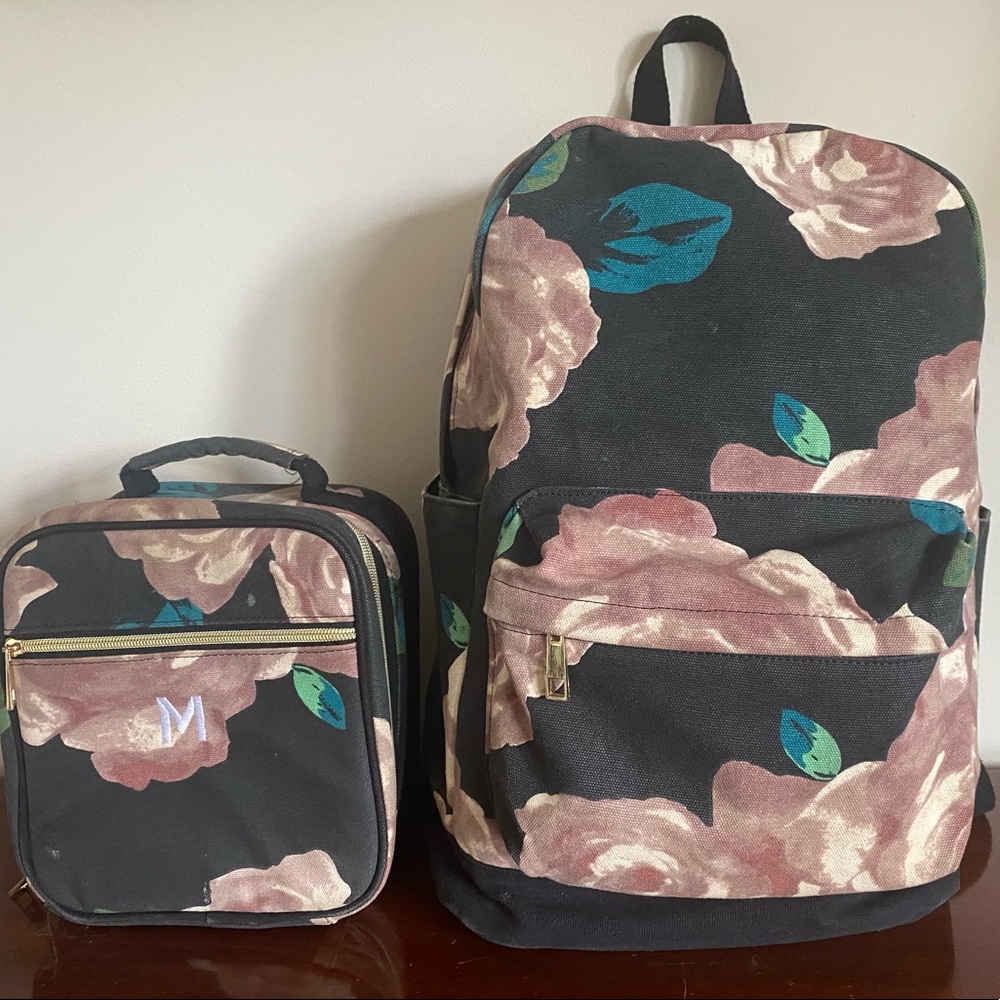 Emily and Meritt Bed of Roses Backpack & Classic Lunch Bag PB Teen Pottery Barn